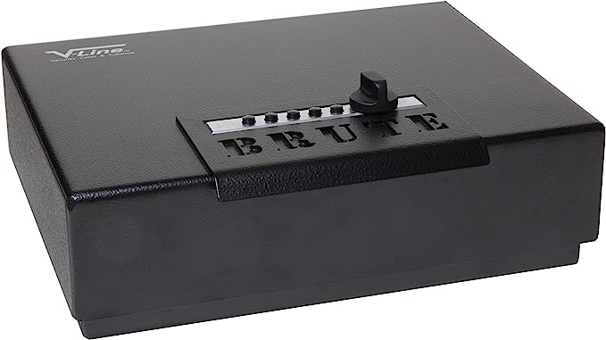 V-Line Brute Heavy Duty Safe with Quick Access Lock, Black, UNITS
