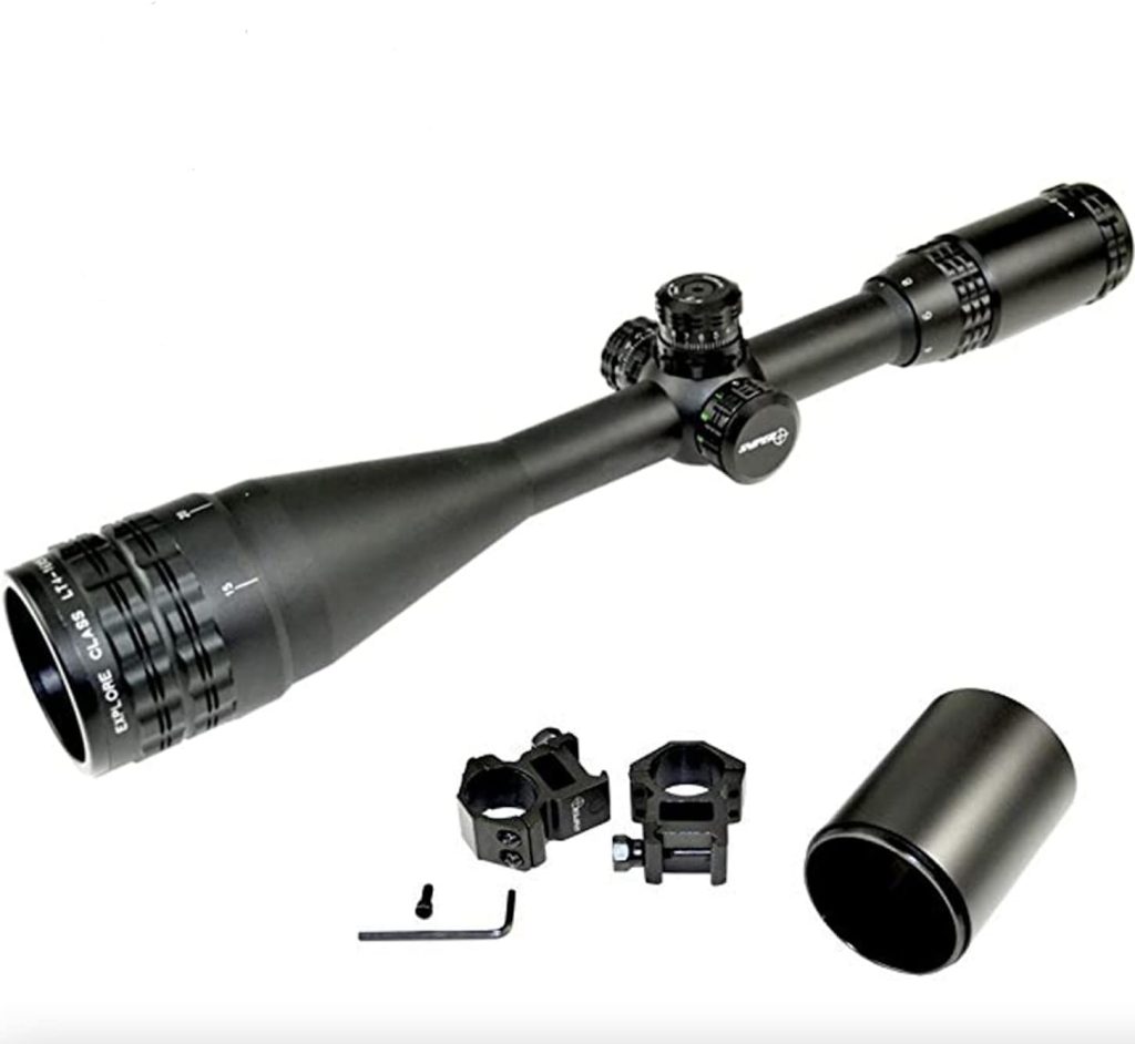 Sniper LT4-16x50AOL Hunting Rifle Scope R/G/B Illuminated Mil Dot Reticle Riflescope
