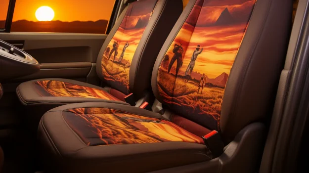 Add Some Western Flair to Your Ride with the Hooey American West Low Back Seat Cover